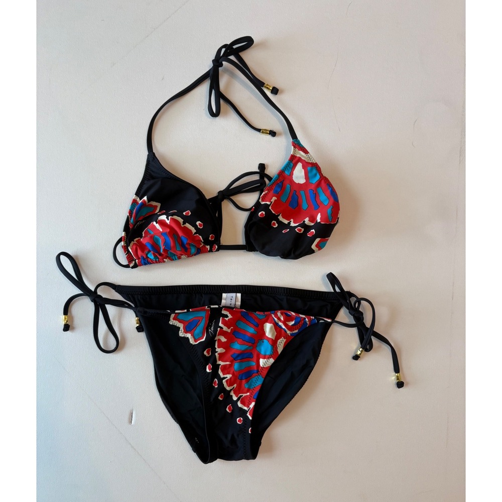 Trina Turk Yucateca Triangle Biki Set Size Small 6